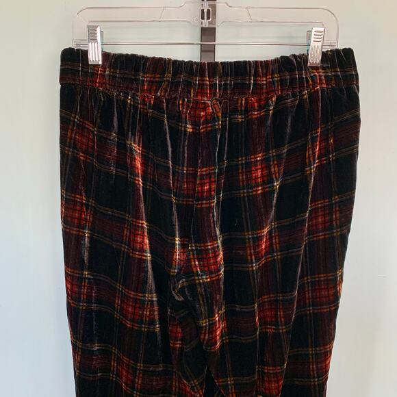 J. Crew Pull-On Easy Pant in Velvet Stewart Plaid Size 6 - Picture 5 of 6